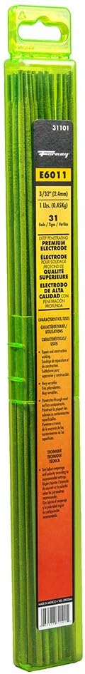 Forney E7014 Welding Rods - 3/32 Inch 1-Pound Pack For Dirty & Rusty Steel