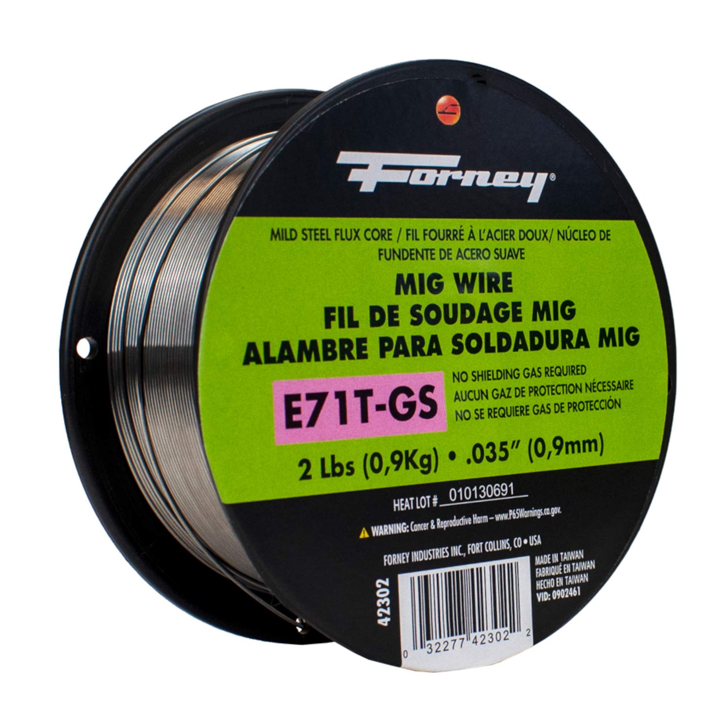 forney 42302 flux core mig wire review