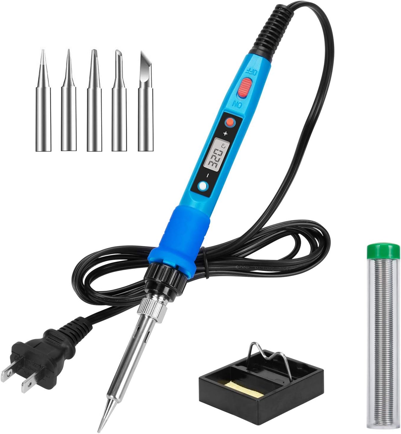 lcd digital soldering welding iron kit review 1