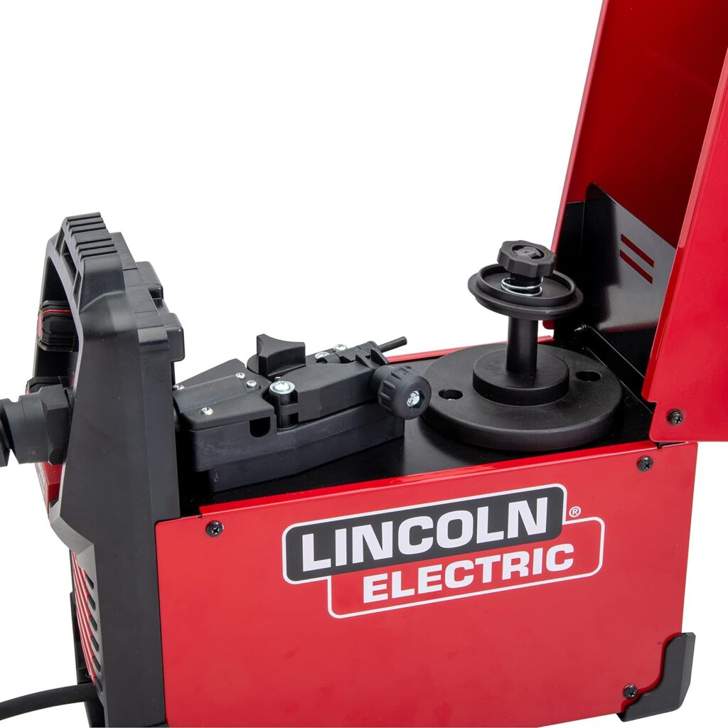 Lincoln Electric 90i FC Flux Core Wire Feed Weld-PAK Welder, 120V Welding Machine, Portable w/Shoulder Strap, Protective Metal Case, Best for Small Jobs, K5255-1: Tools  Home Improvement